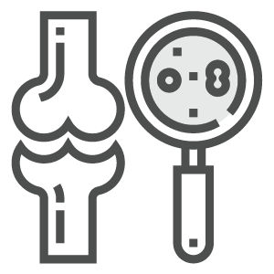 Women's Health bone health Women's health bone scan icon