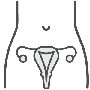 women's health ovarian health Women's health ovarian scan icon